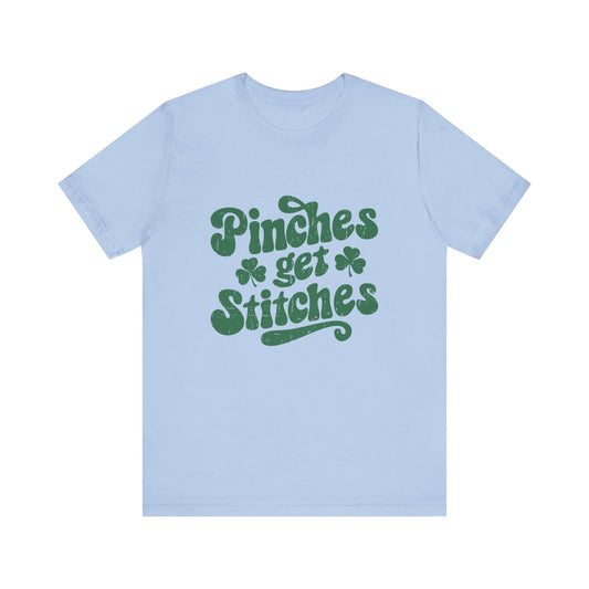 Pinches Get Stitches Shirt, Shamrock Shirt, St Patrick's Day Shirt - Popbydesign