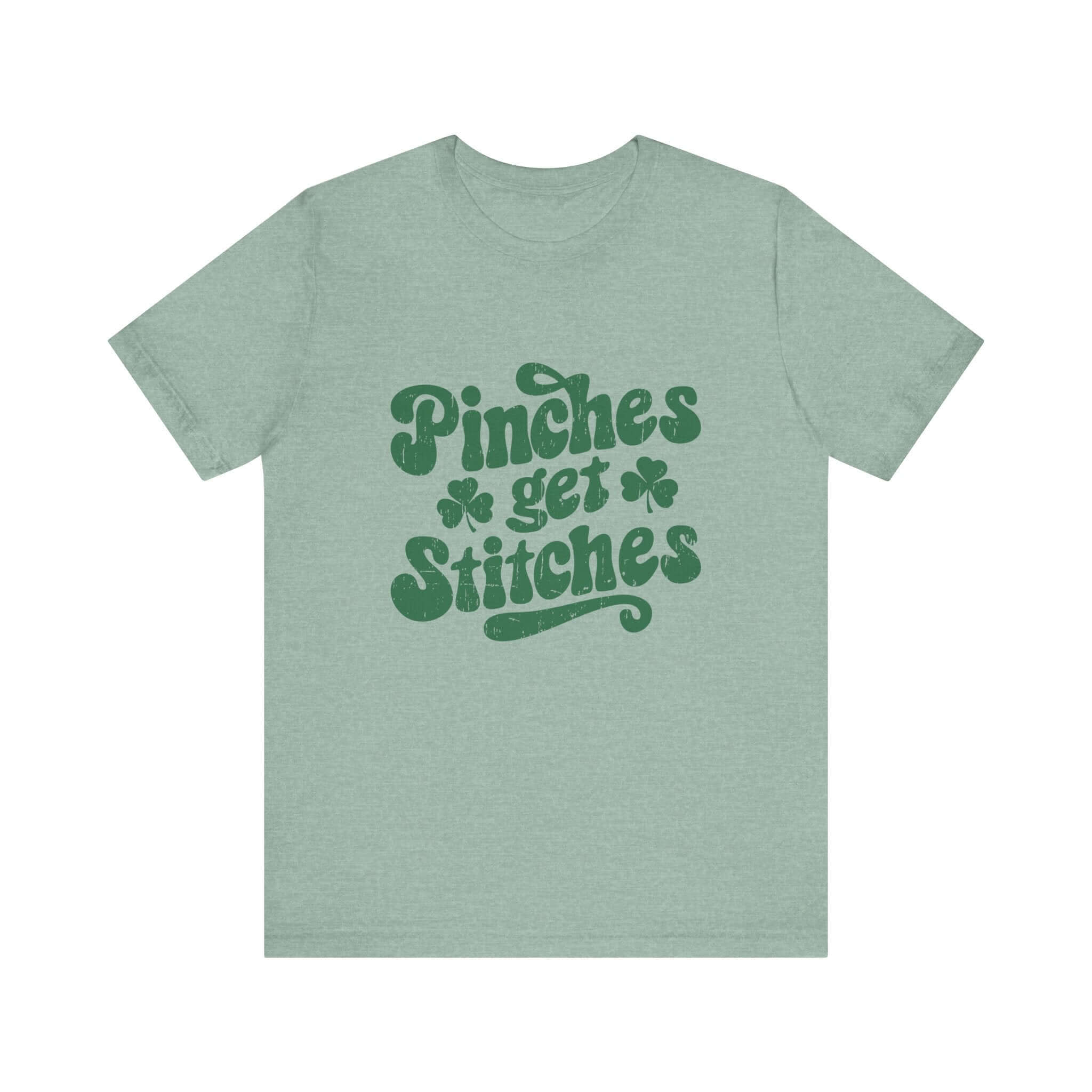 Pinches Get Stitches Shirt, Shamrock Shirt, St Patrick's Day Shirt by PopCultureByDesign36