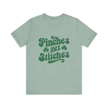 Pinches Get Stitches Shirt, Shamrock Shirt, St Patrick's Day Shirt - Popbydesign