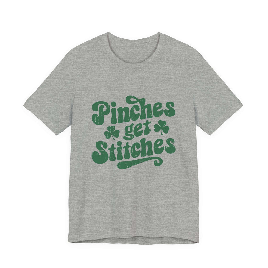 Pinches Get Stitches Shirt, Shamrock Shirt, St Patrick's Day Shirt by PopCultureByDesign36
