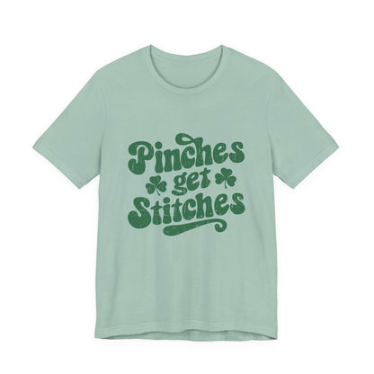 Pinches Get Stitches Shirt, Shamrock Shirt, St Patrick's Day Shirt - Popbydesign