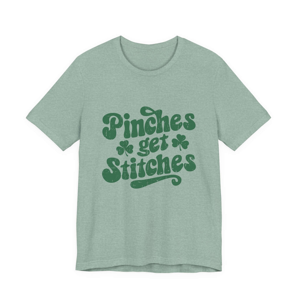 Pinches Get Stitches Shirt, Shamrock Shirt, St Patrick's Day Shirt by PopCultureByDesign36
