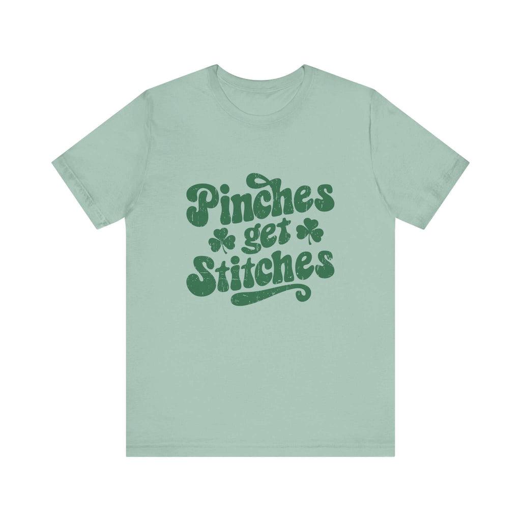 Pinches Get Stitches Shirt, Shamrock Shirt, St Patrick's Day Shirt by PopCultureByDesign36