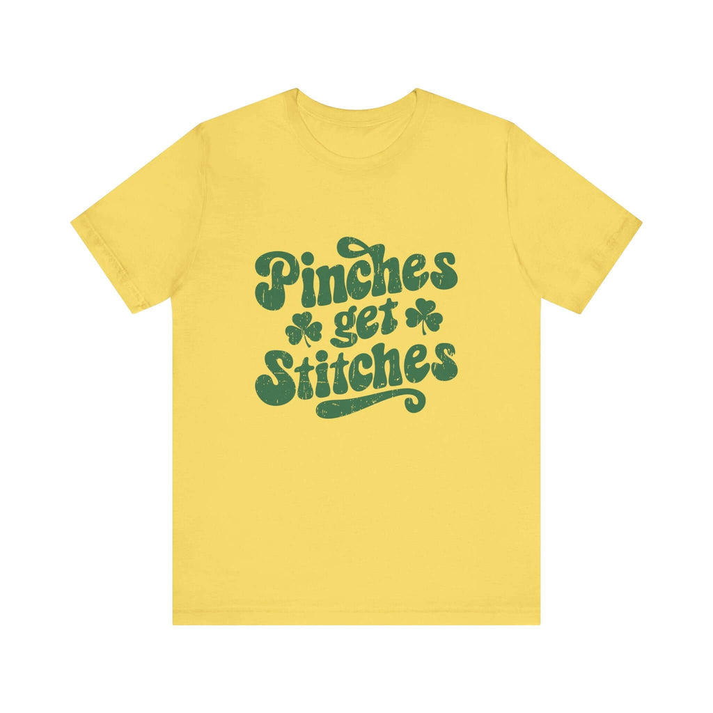 Pinches Get Stitches Shirt, Shamrock Shirt, St Patrick's Day Shirt by PopCultureByDesign36