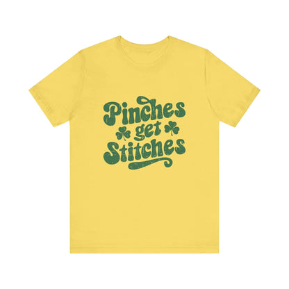 Pinches Get Stitches Shirt, Shamrock Shirt, St Patrick's Day Shirt - Popbydesign
