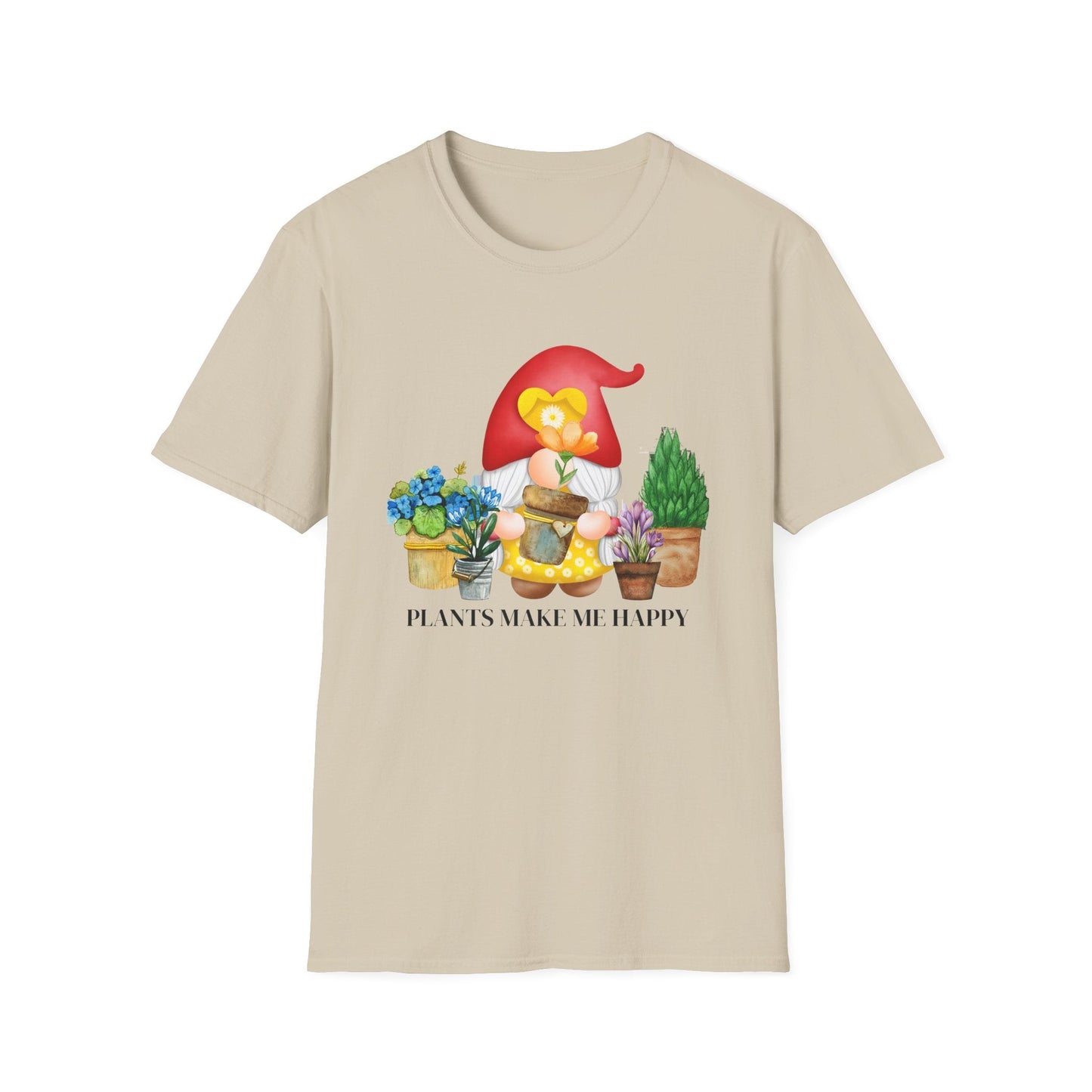 Plants make me happy, Funny Gardening Shirt - Popbydesign