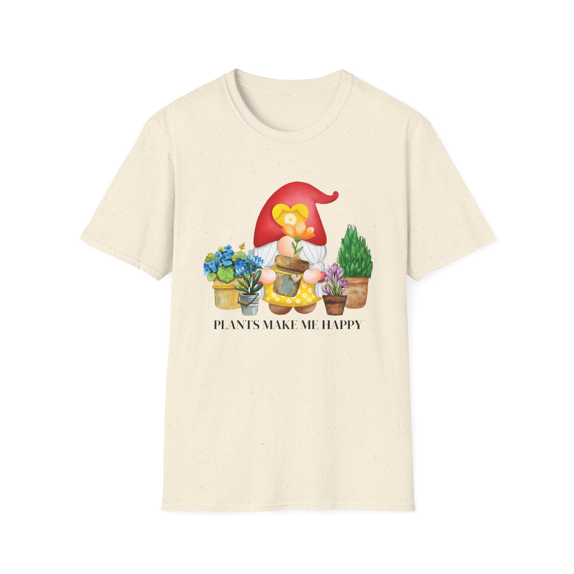 Plants make me happy, Funny Gardening Shirt - Popbydesign