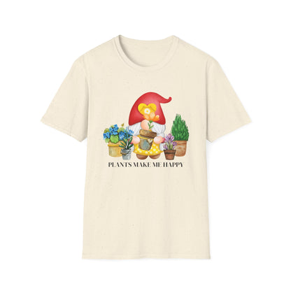 Plants make me happy, Funny Gardening Shirt - Popbydesign
