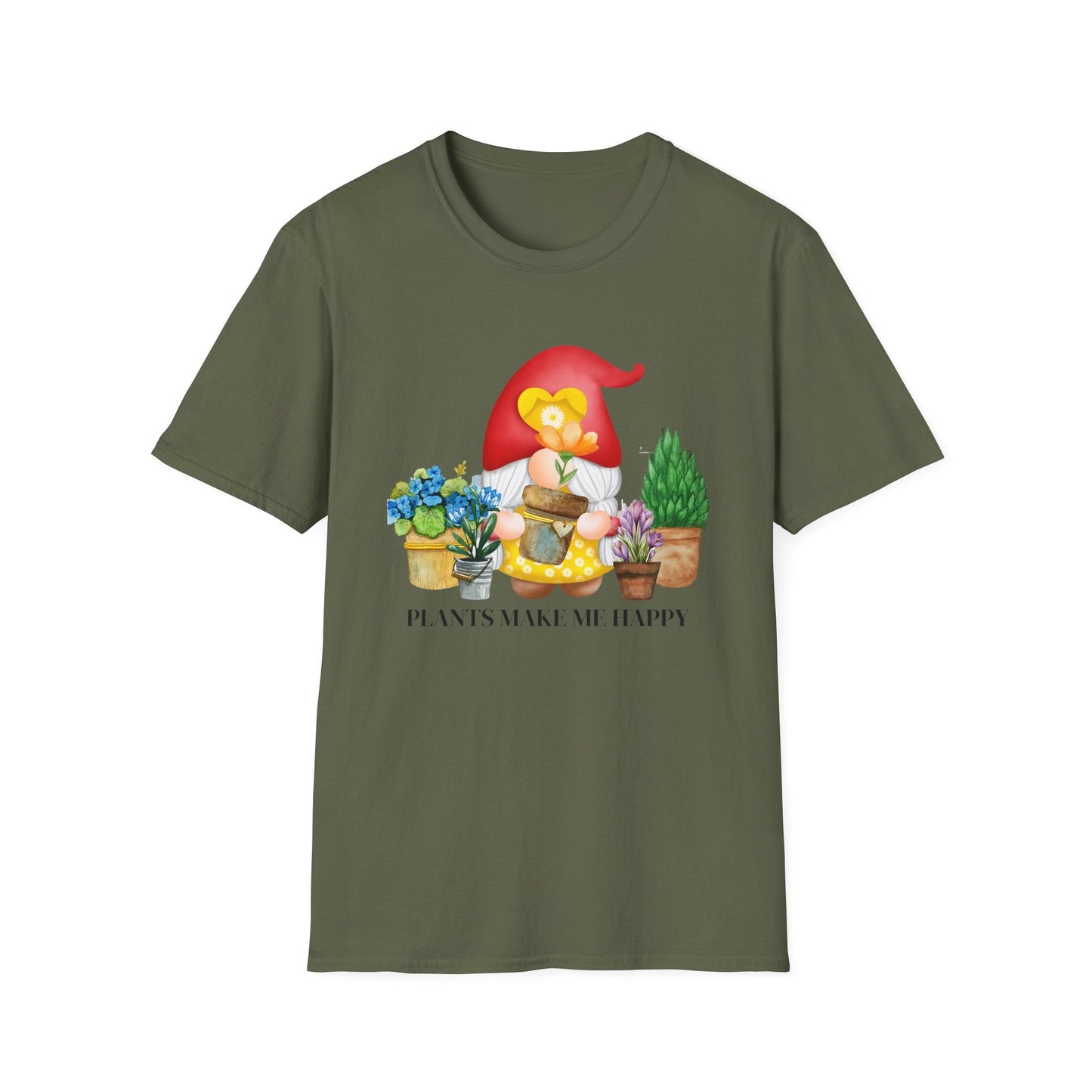 Plants make me happy, Funny Gardening Shirt - Popbydesign