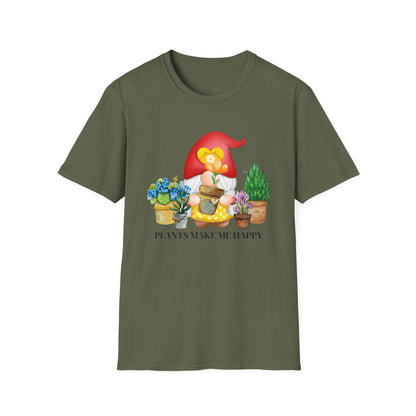 Plants make me happy, Funny Gardening Shirt - Popbydesign