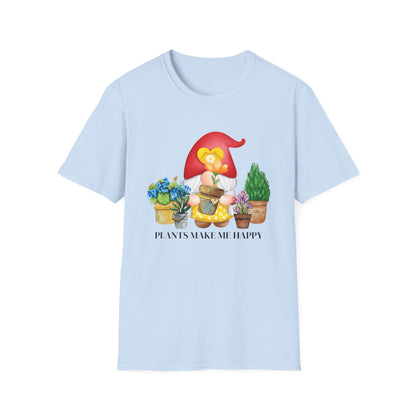Plants make me happy, Funny Gardening Shirt - Popbydesign
