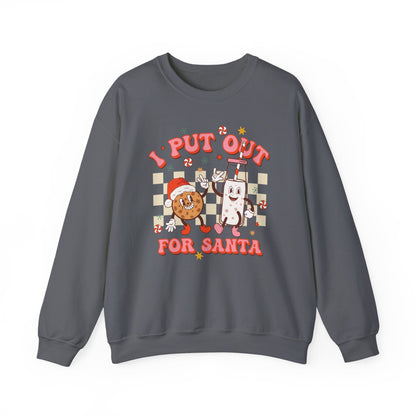 Put Out For Santa Sweatshirt, Funny Christmas Shirt - Popbydesign