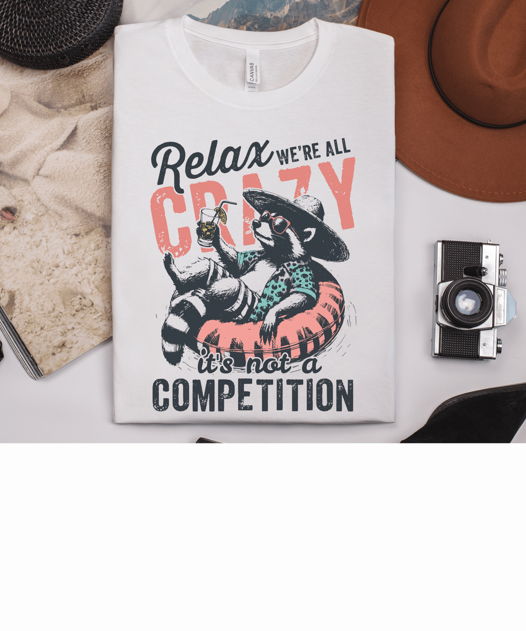 Raccoon Funny Graphic Shirt, Trash Panda Tee, Silly Raccoon by PopCultureByDesign36