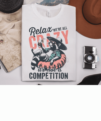 Raccoon Funny Graphic Shirt, Trash Panda Tee, Silly Raccoon - Popbydesign