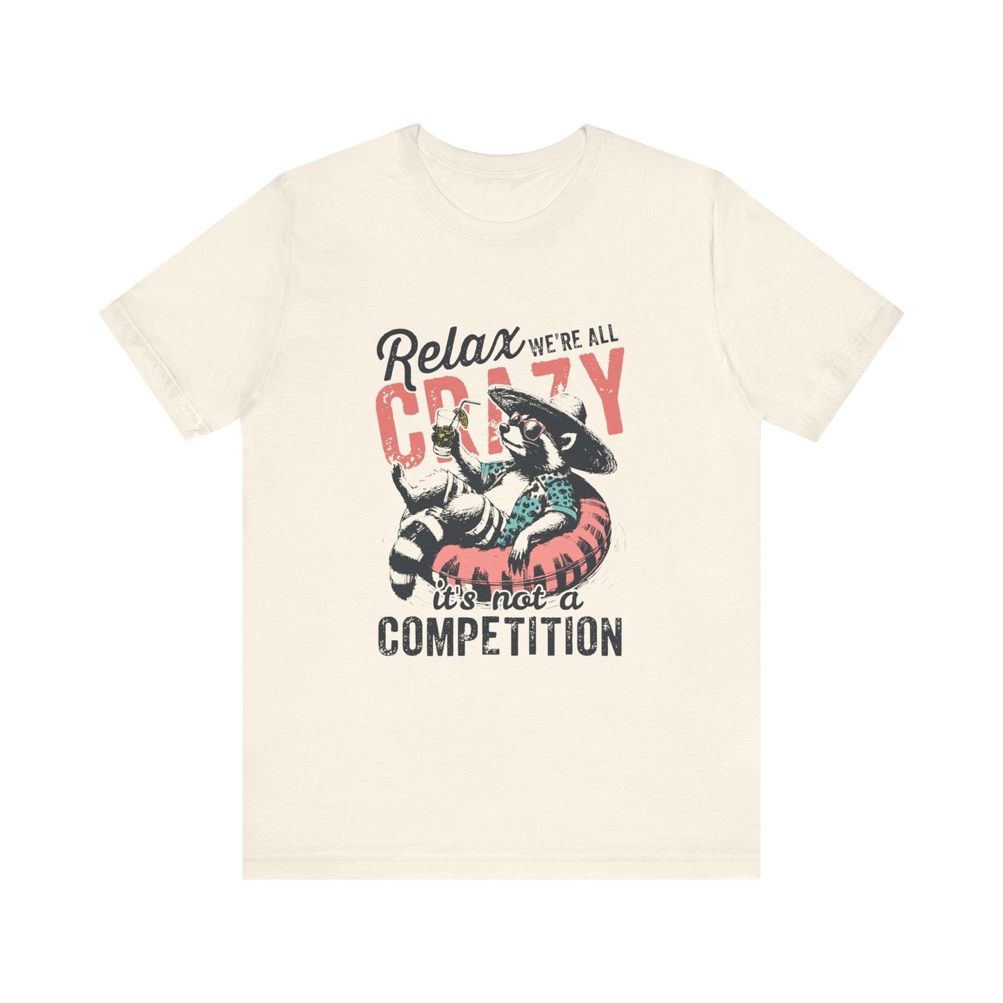 Raccoon Funny Graphic Shirt, Trash Panda Tee, Silly Raccoon - Popbydesign