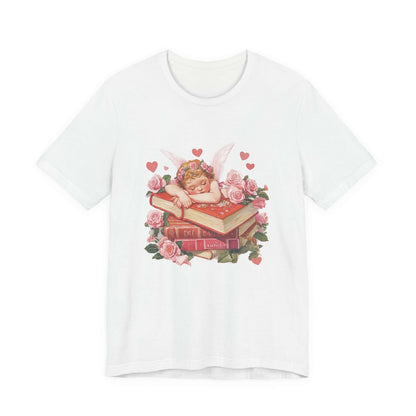 Reading Cupid Shirt, Funny Cupid Shirt, Cupid Love Shirt, Book Reader Shirt - Popbydesign