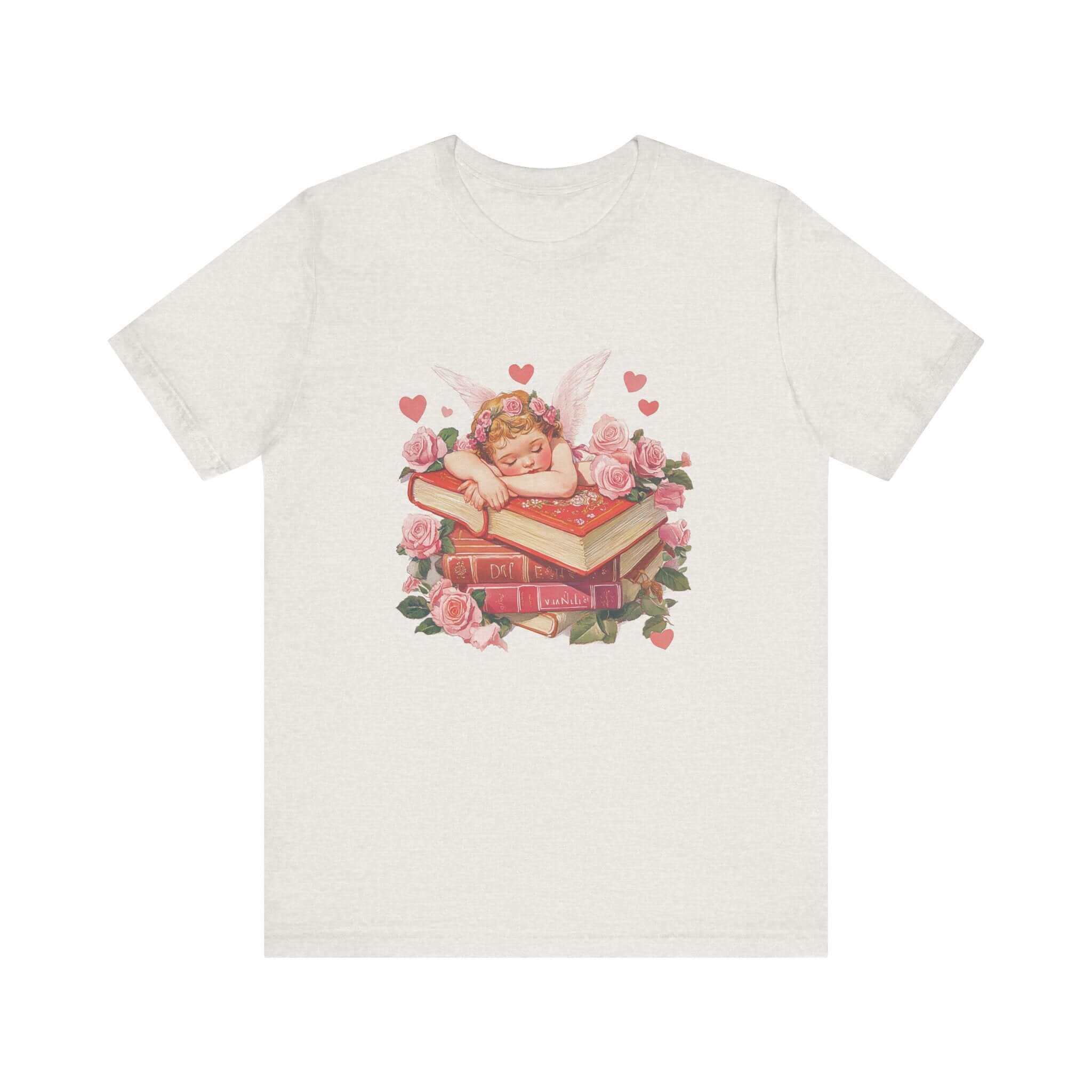 Reading Cupid Shirt, Funny Cupid Shirt, Cupid Love Shirt, Book Reader Shirt by PopCultureByDesign36