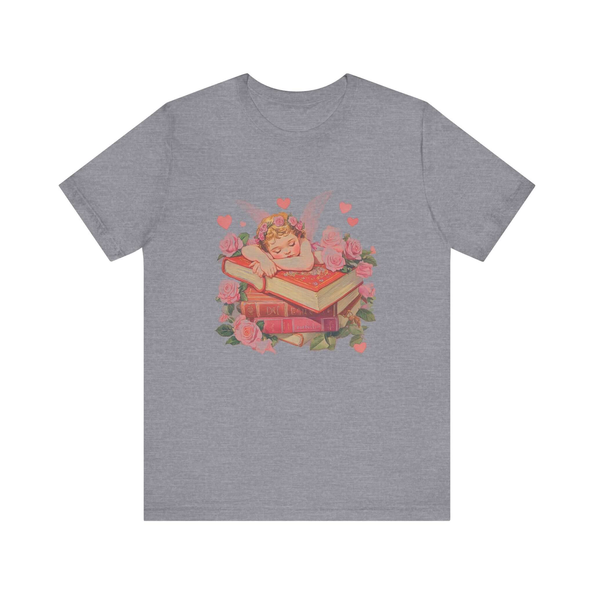 Reading Cupid Shirt, Funny Cupid Shirt, Cupid Love Shirt, Book Reader Shirt by PopCultureByDesign36