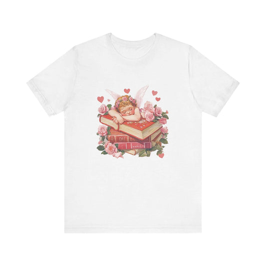 Reading Cupid Shirt, Funny Cupid Shirt, Cupid Love Shirt, Book Reader Shirt - Popbydesign