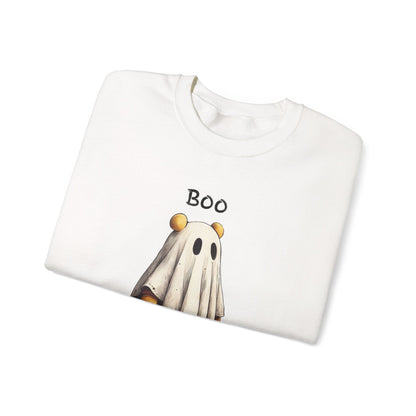 Retro Boo Ghost Halloween Sweatshirt, Halloween sweatshirt - Popbydesign