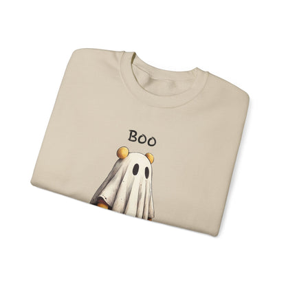 Retro Boo Ghost Halloween Sweatshirt, Halloween sweatshirt - Popbydesign