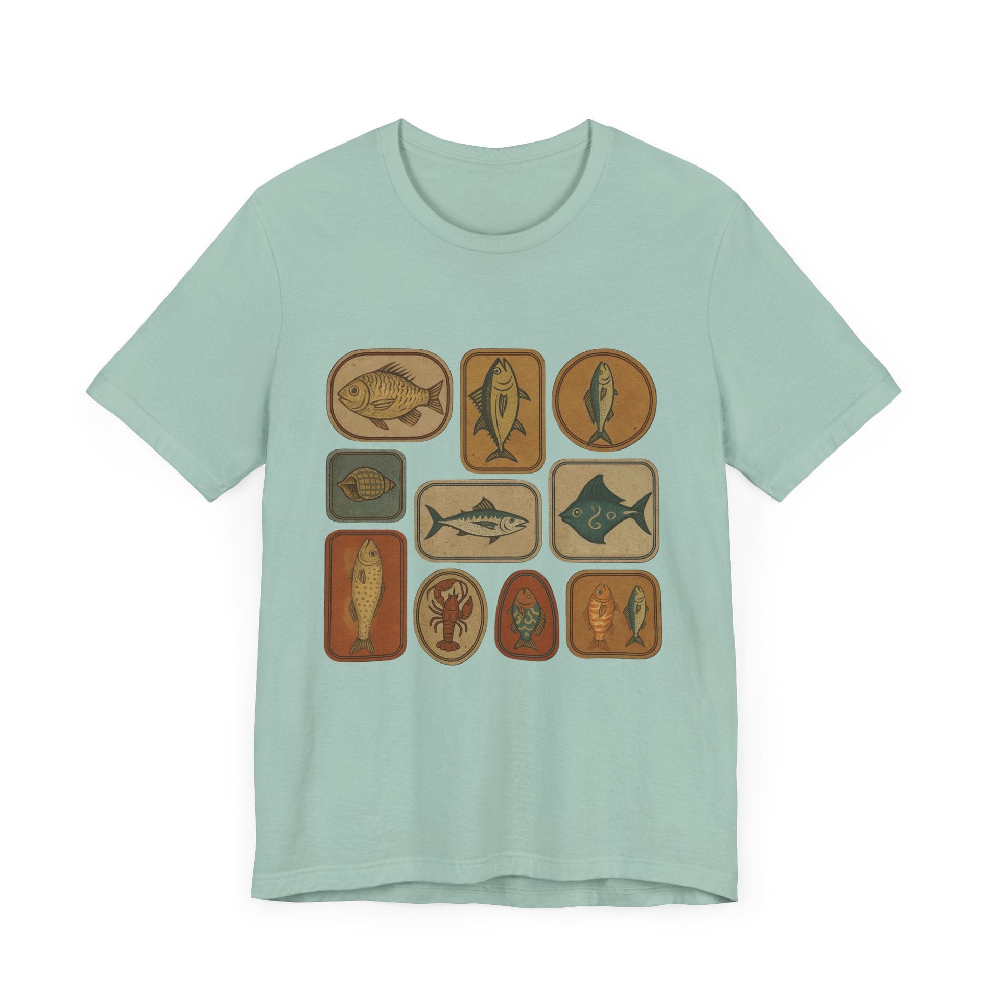 Retro Fisher Shirt, Fish Shirt For Men, Fisher Tee, Fisher Gifts - Popbydesign