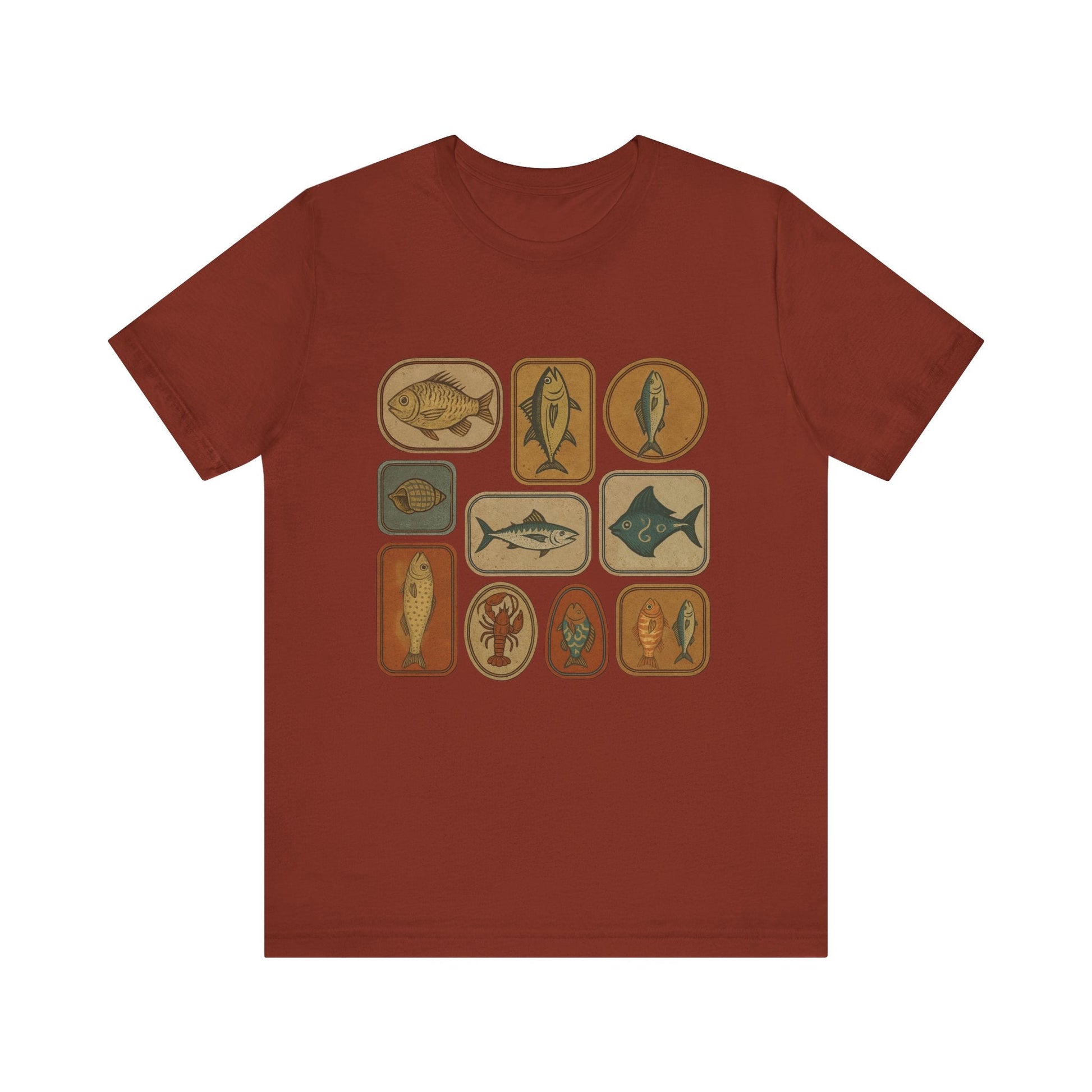 Retro Fisher Shirt, Fish Shirt For Men, Fisher Tee, Fisher Gifts - Popbydesign