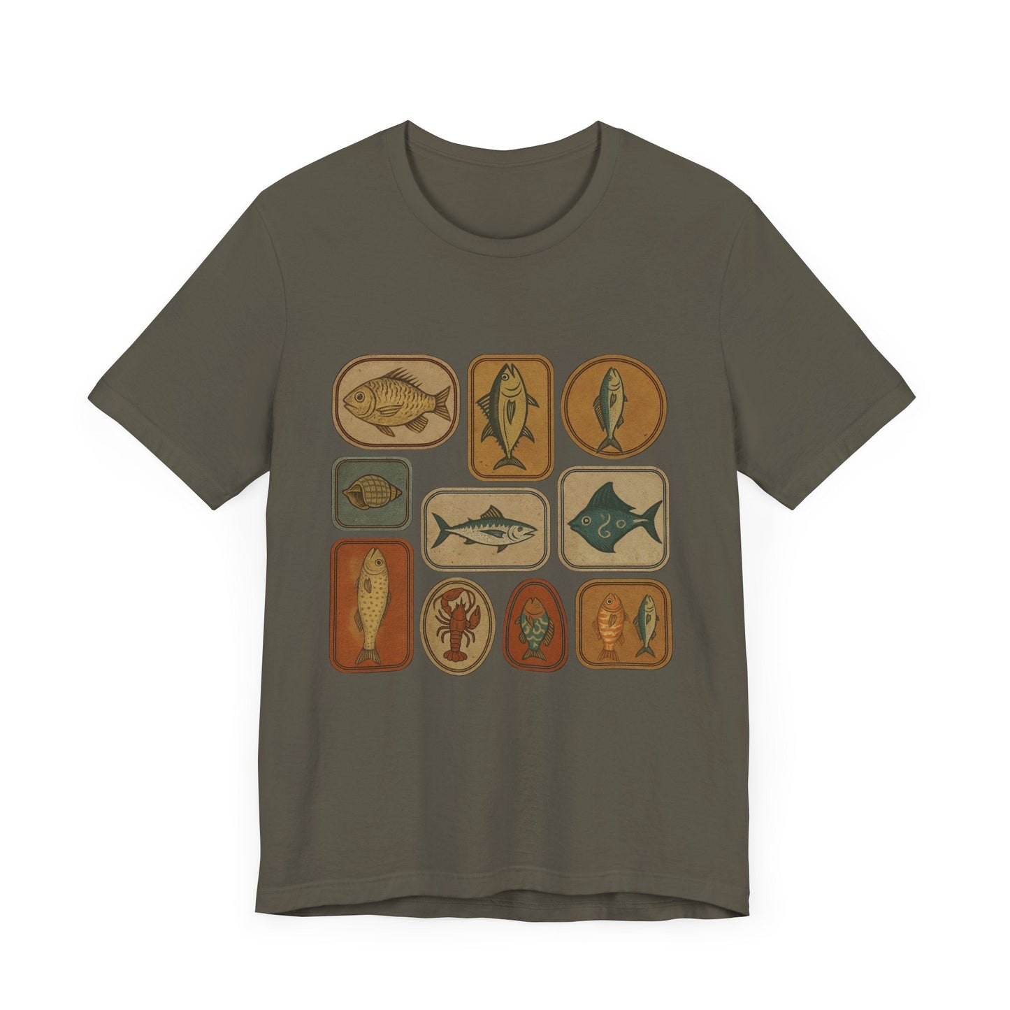 Retro Fisher Shirt, Fish Shirt For Men, Fisher Tee, Fisher Gifts - Popbydesign