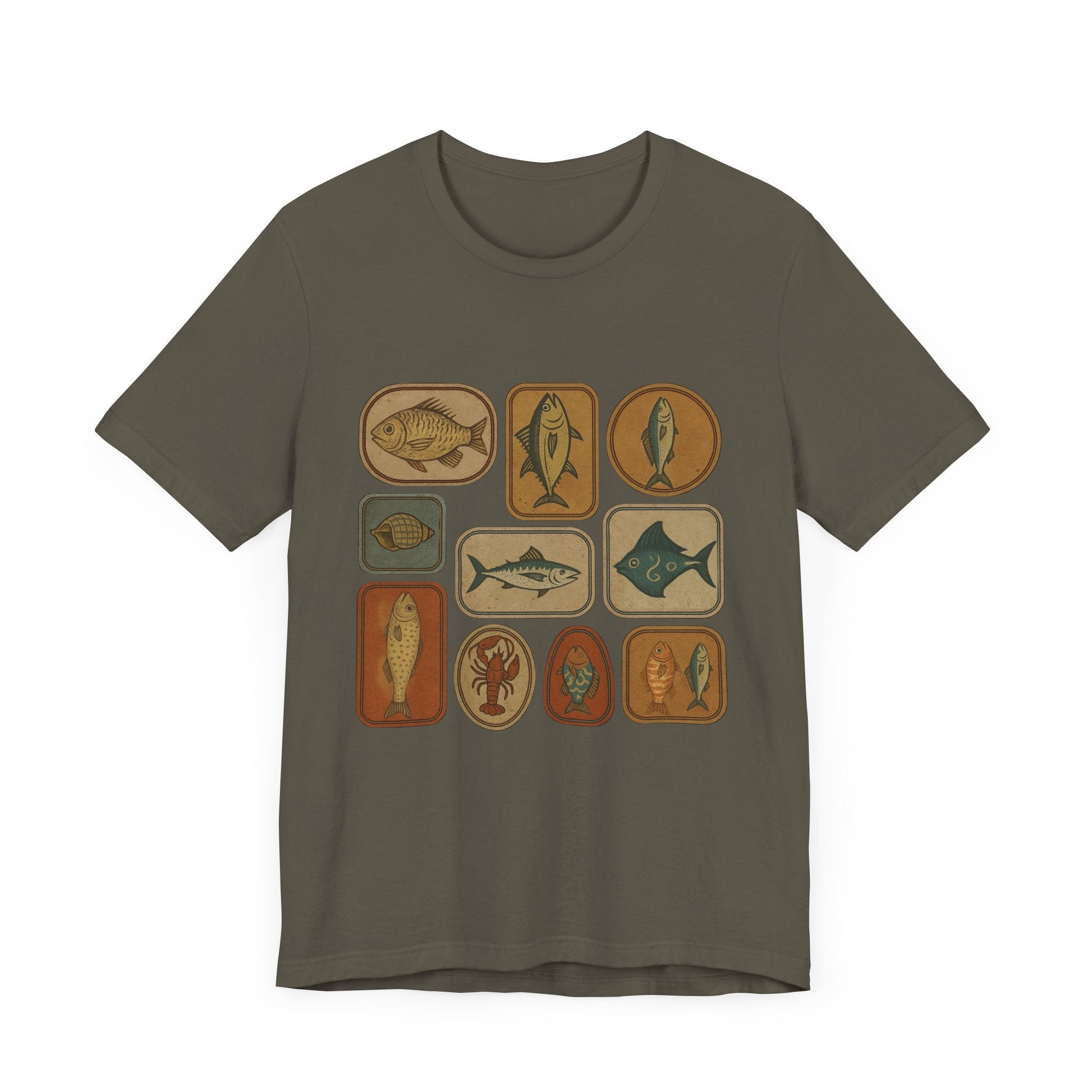 Retro Fisher Shirt, Fish Shirt For Men, Fisher Tee, Fisher Gifts - Popbydesign