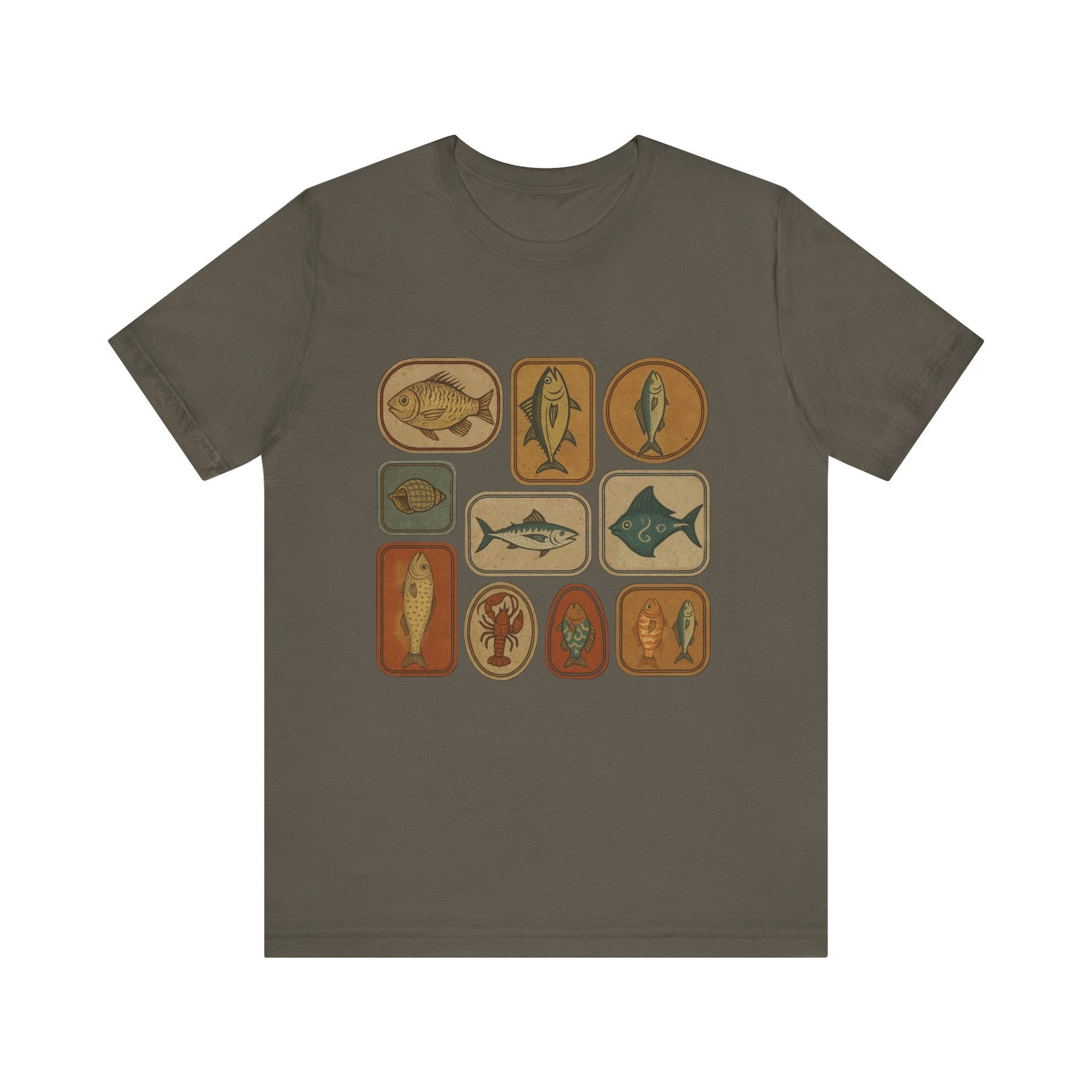 Retro Fisher Shirt, Fish Shirt For Men, Fisher Tee, Fisher Gifts - Popbydesign