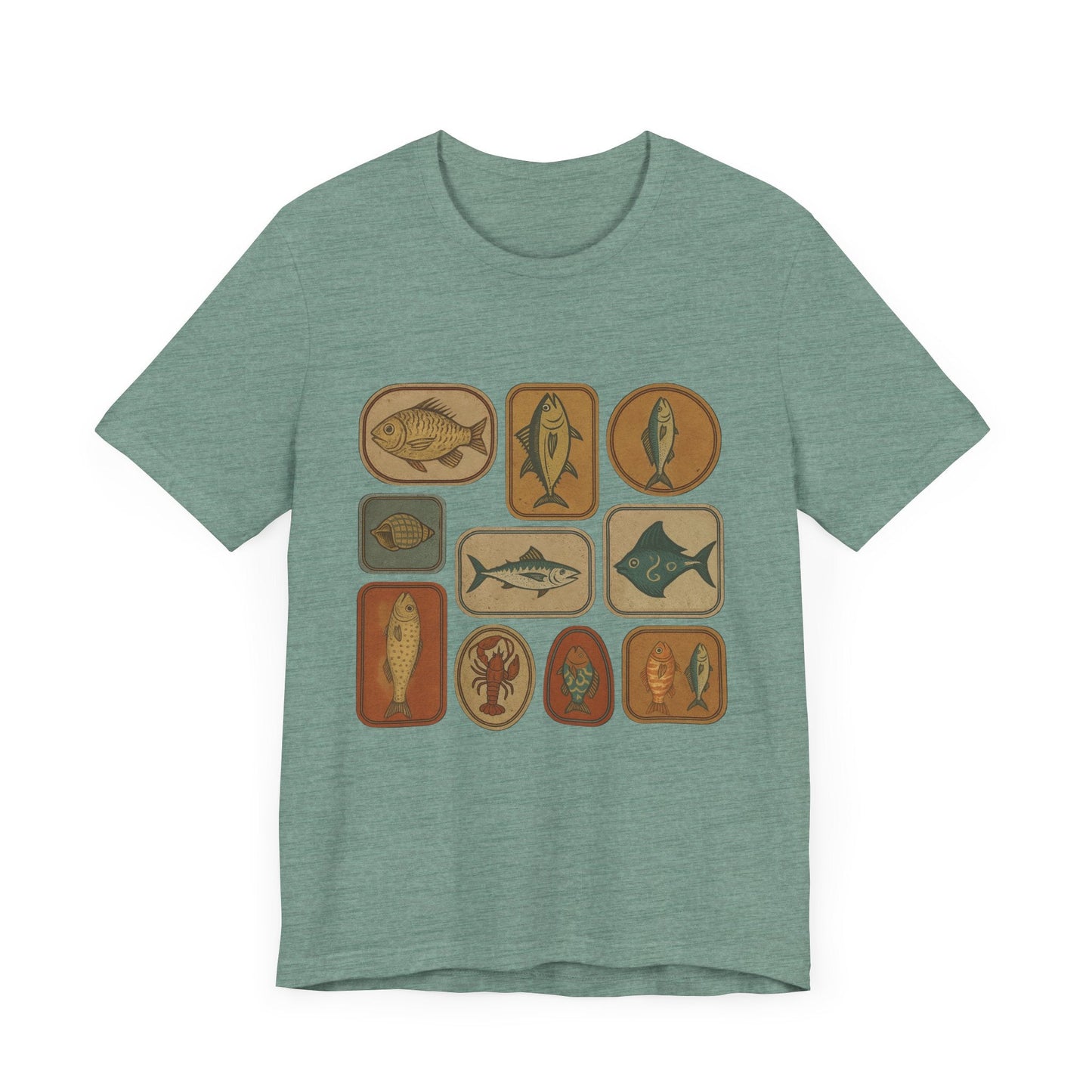 Retro Fisher Shirt, Fish Shirt For Men, Fisher Tee, Fisher Gifts - Popbydesign