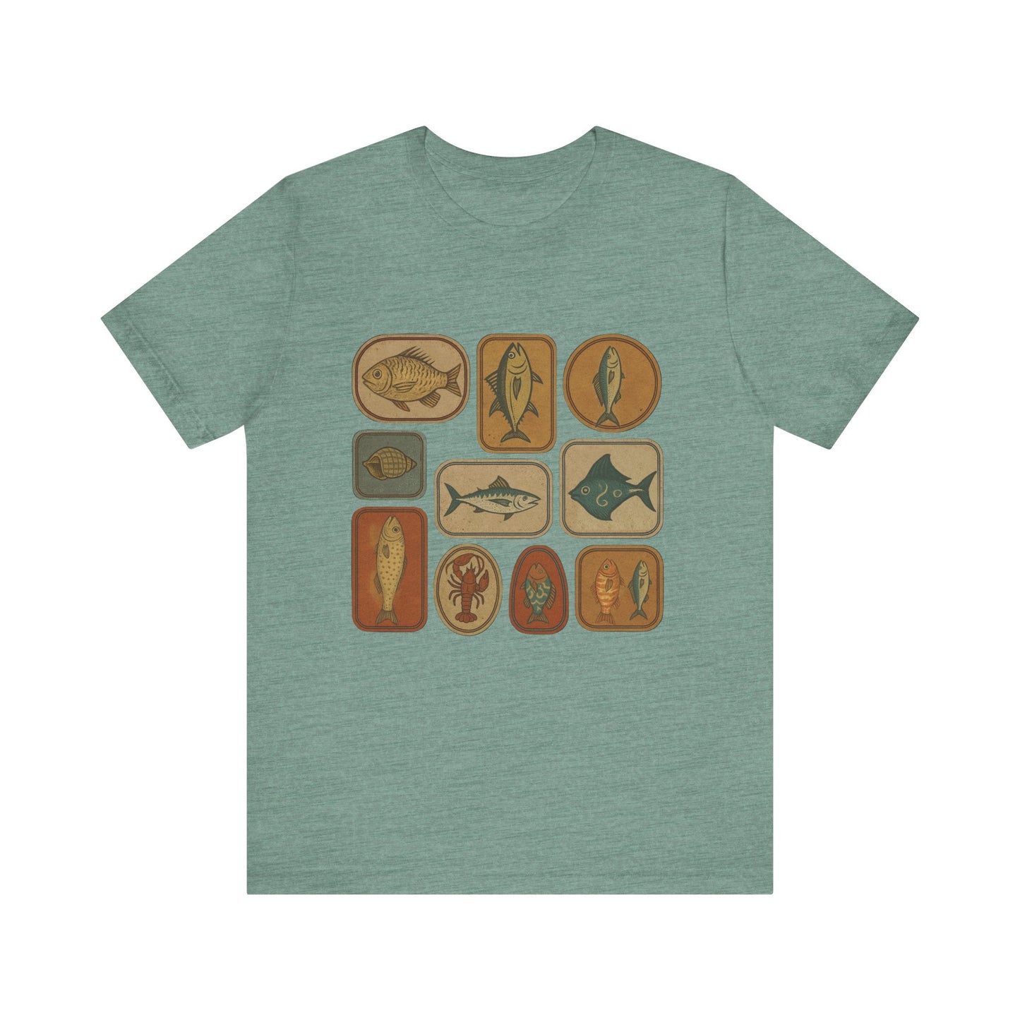 Retro Fisher Shirt, Fish Shirt For Men, Fisher Tee, Fisher Gifts - Popbydesign