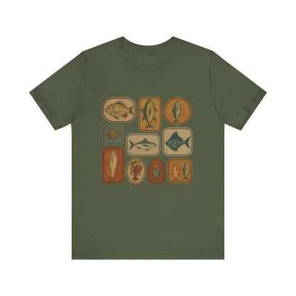 Retro Fisher Shirt, Fish Shirt For Men, Fisher Tee, Fisher Gifts - Popbydesign