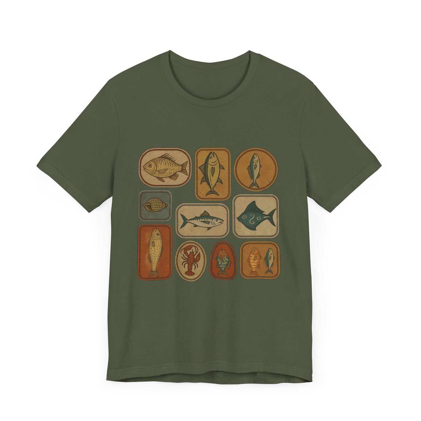 Retro Fisher Shirt, Fish Shirt For Men, Fisher Tee, Fisher Gifts - Popbydesign
