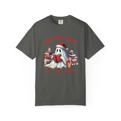 Retro Ghost Reading Books shirt - Perfect Halloween Tee - Popbydesign