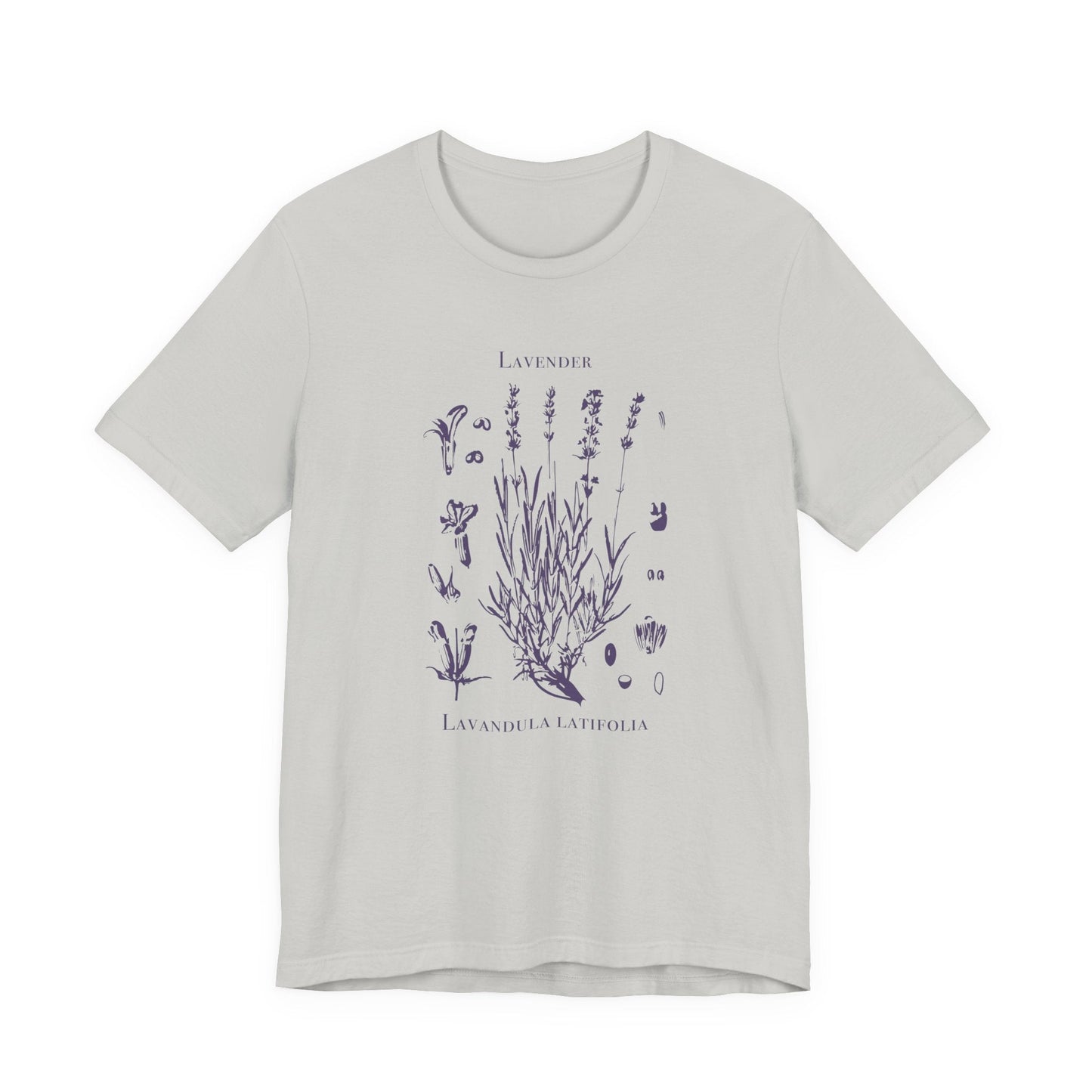 Retro Lavender Adult Shirt, Wildflowers Nature Shirt - Popbydesign