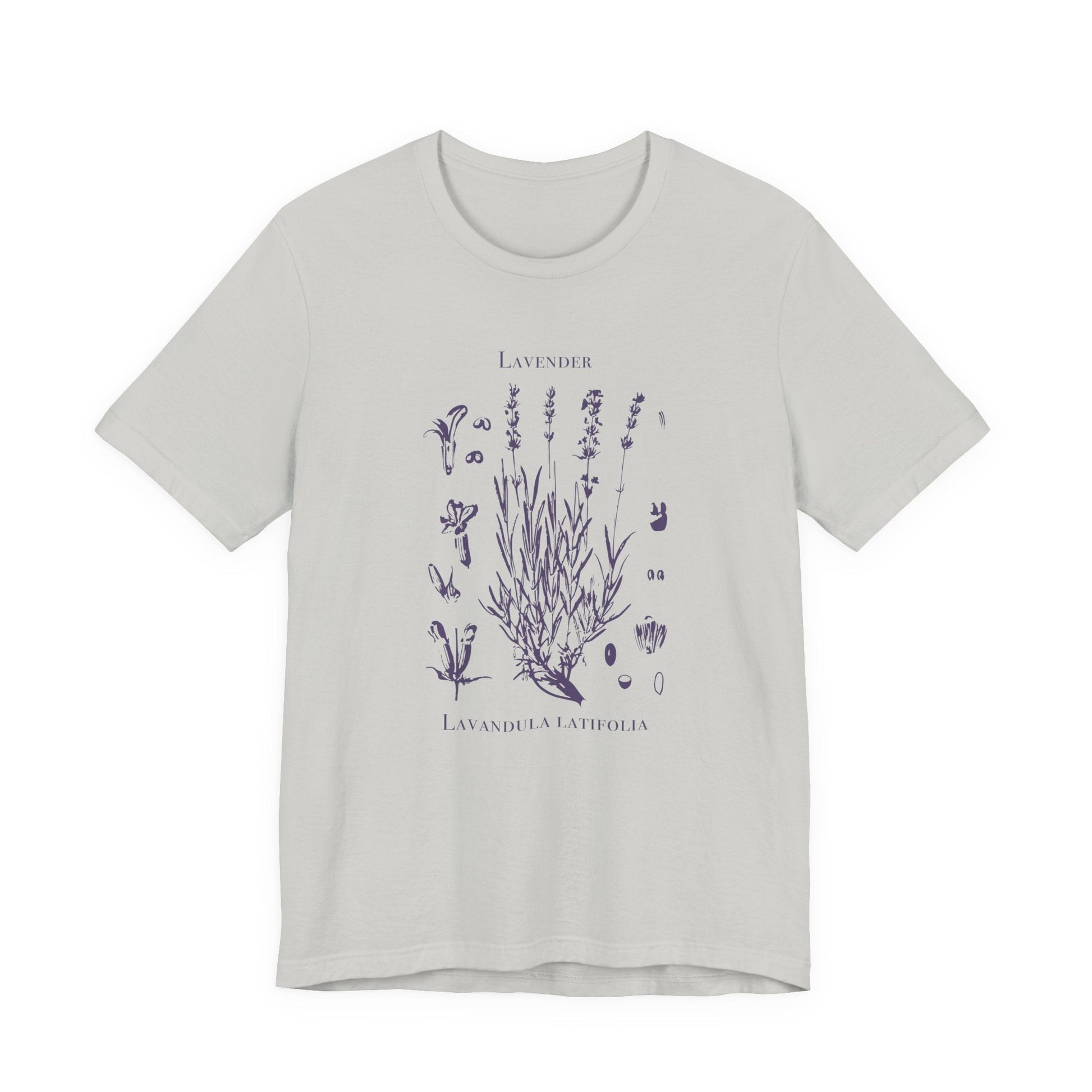 Retro Lavender Adult Shirt, Wildflowers Nature Shirt - Popbydesign