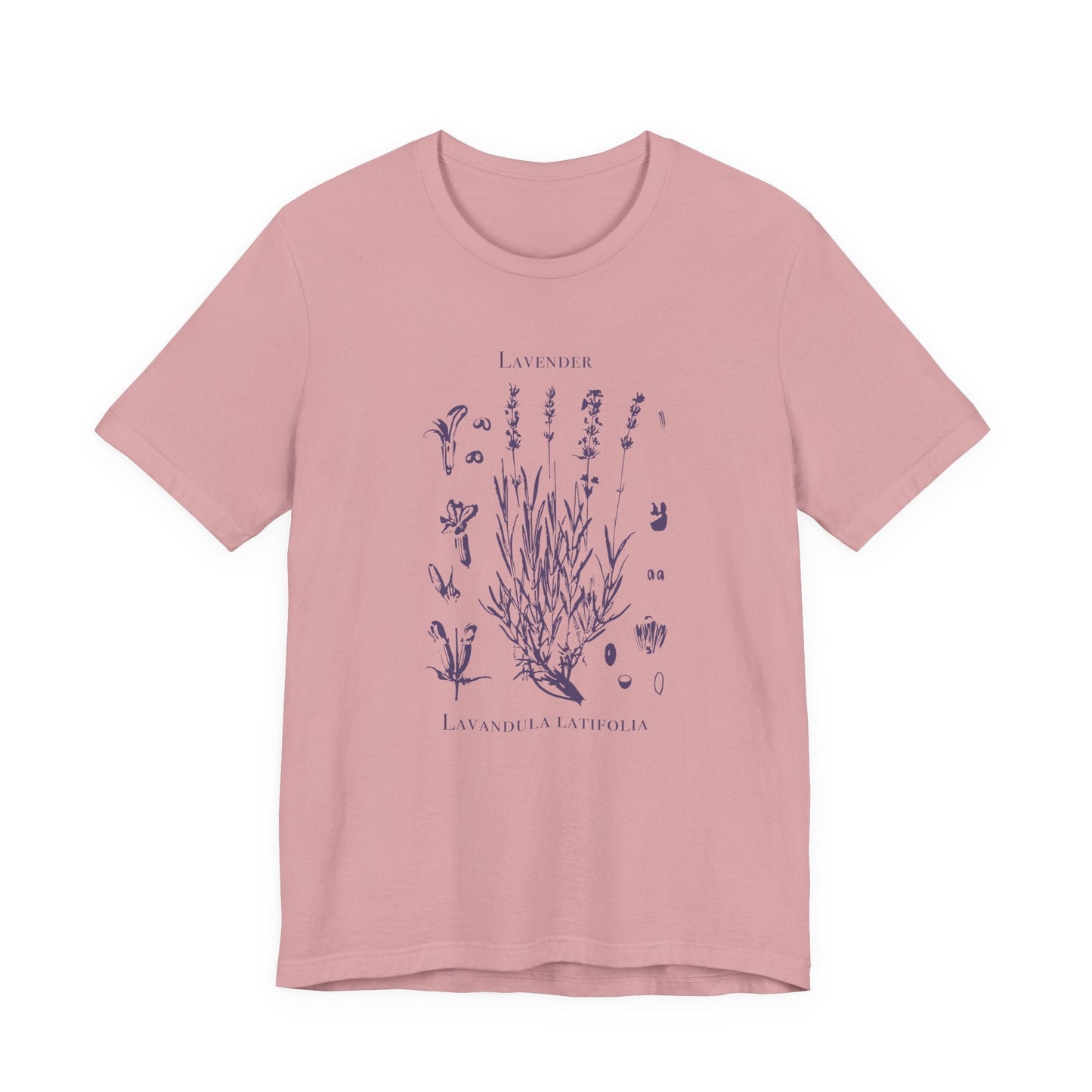 Retro Lavender Adult Shirt, Wildflowers Nature Shirt - Popbydesign