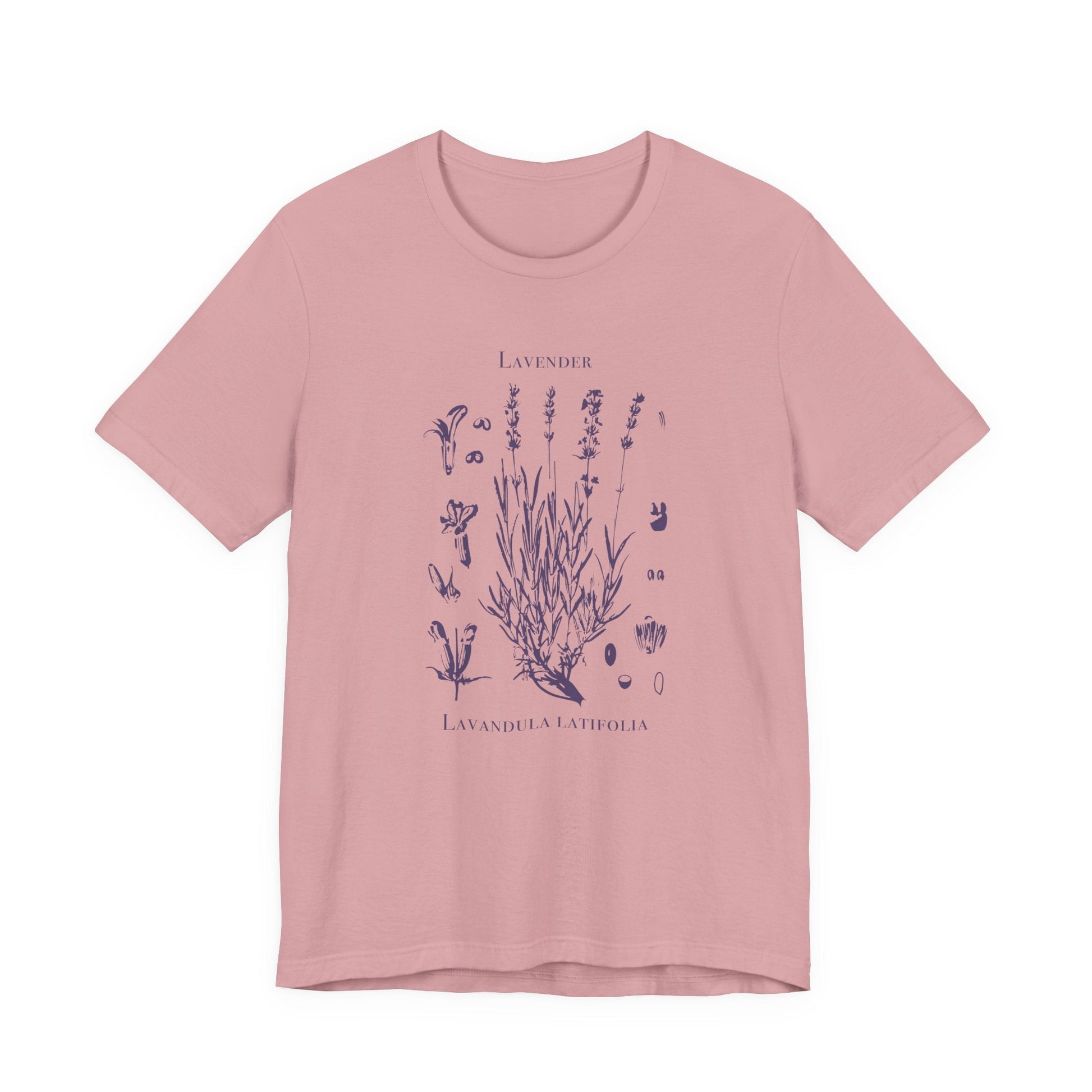 Retro Lavender Adult Shirt, Wildflowers Nature Shirt - Popbydesign