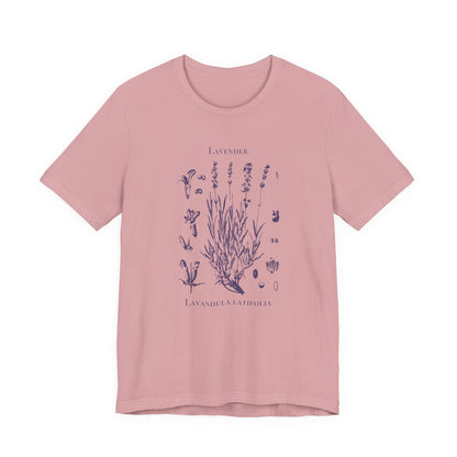 Retro Lavender Adult Shirt, Wildflowers Nature Shirt - Popbydesign