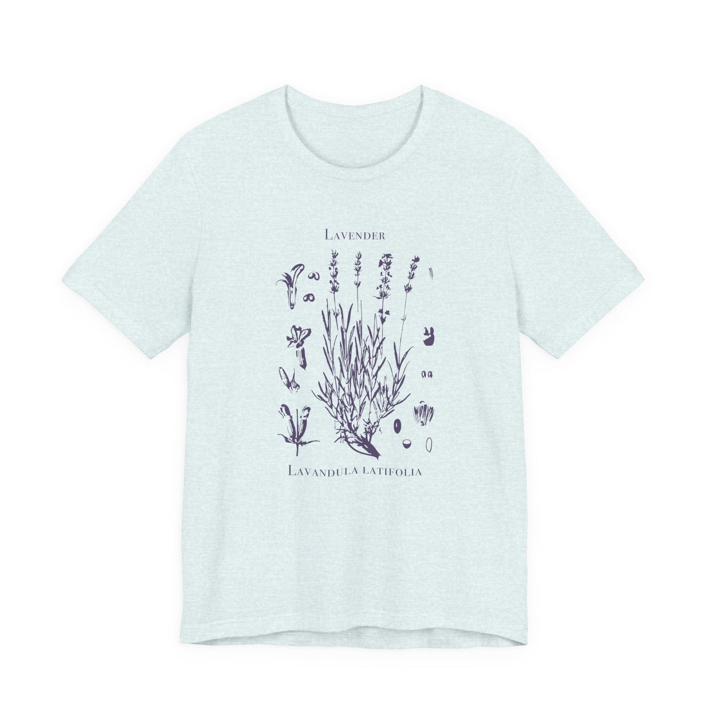 Retro Lavender Adult Shirt, Wildflowers Nature Shirt - Popbydesign
