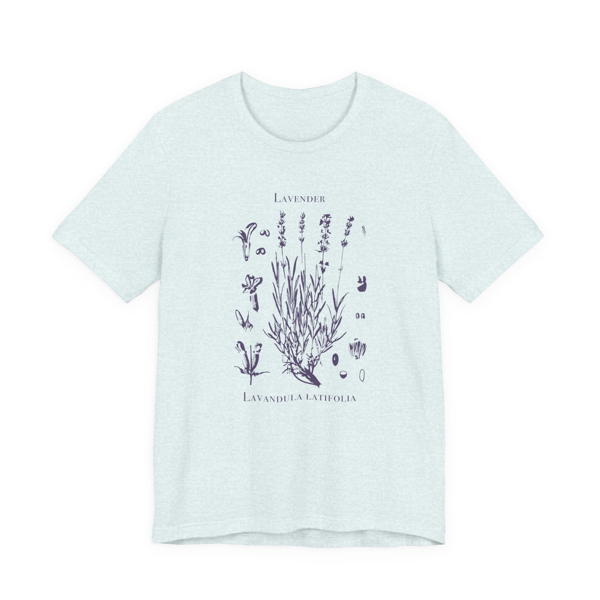 Retro Lavender Adult Shirt, Wildflowers Nature Shirt - Popbydesign