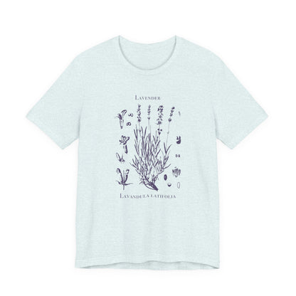 Retro Lavender Adult Shirt, Wildflowers Nature Shirt - Popbydesign