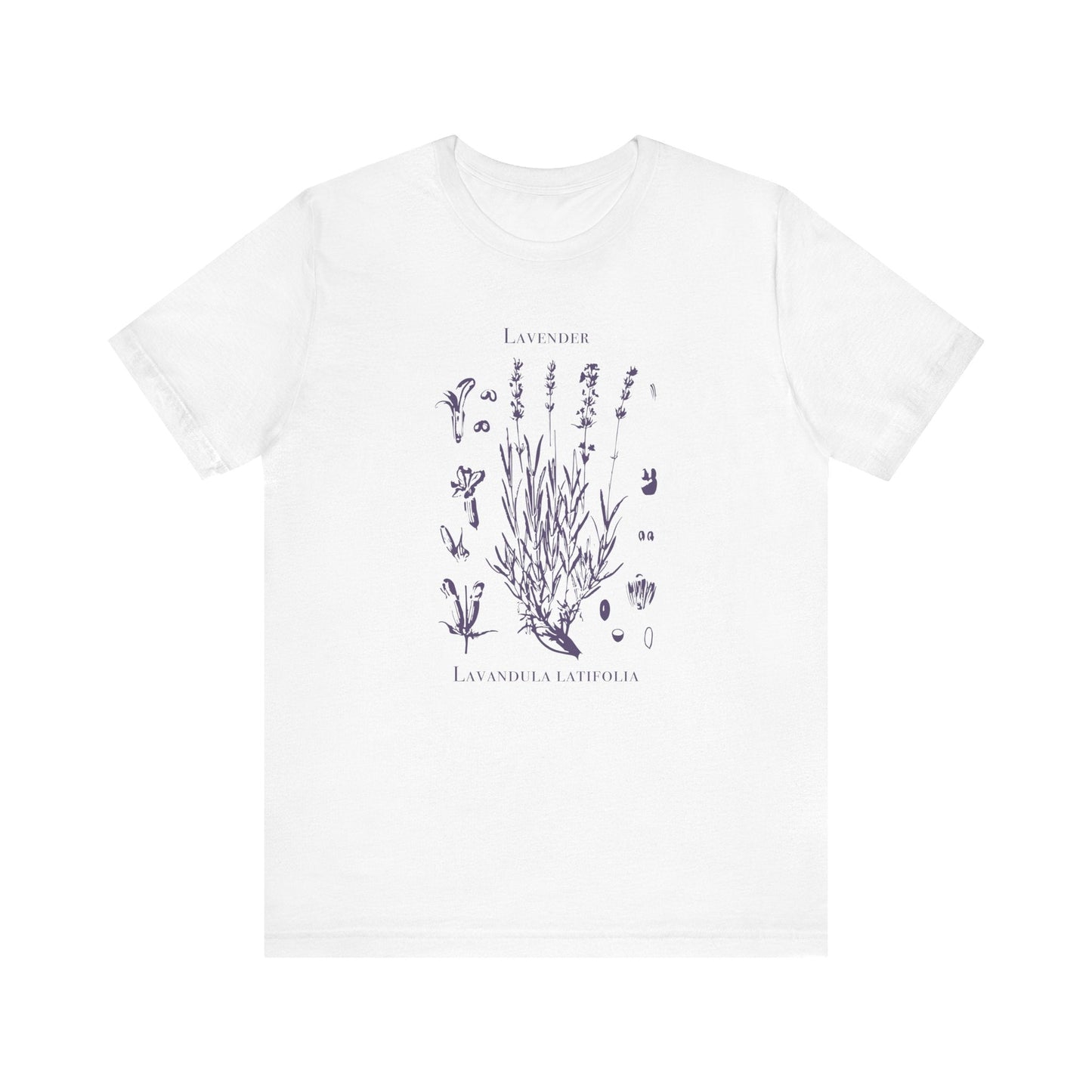 Retro Lavender Adult Shirt, Wildflowers Nature Shirt - Popbydesign