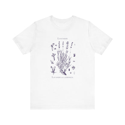 Retro Lavender Adult Shirt, Wildflowers Nature Shirt - Popbydesign