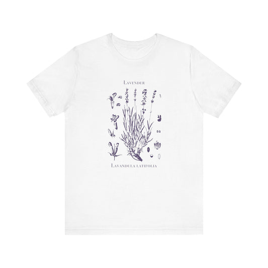 Retro Lavender Adult Shirt, Wildflowers Nature Shirt - Popbydesign