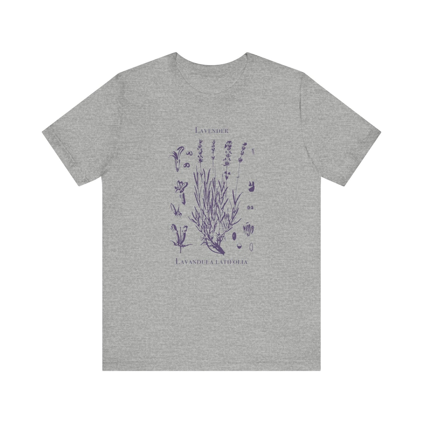 Retro Lavender Adult Shirt, Wildflowers Nature Shirt - Popbydesign