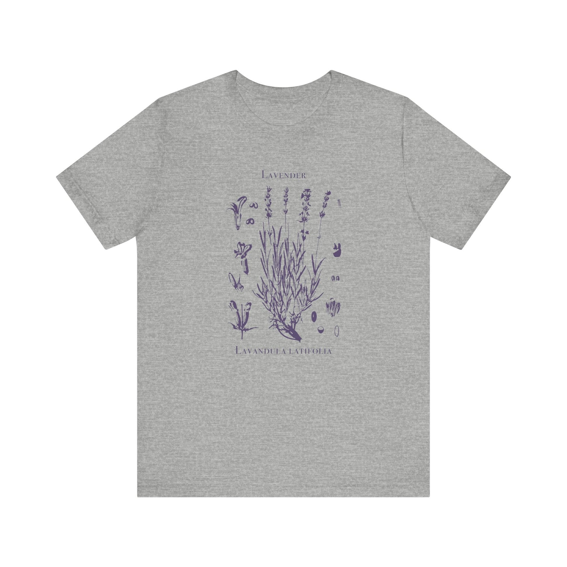 Retro Lavender Adult Shirt, Wildflowers Nature Shirt - Popbydesign