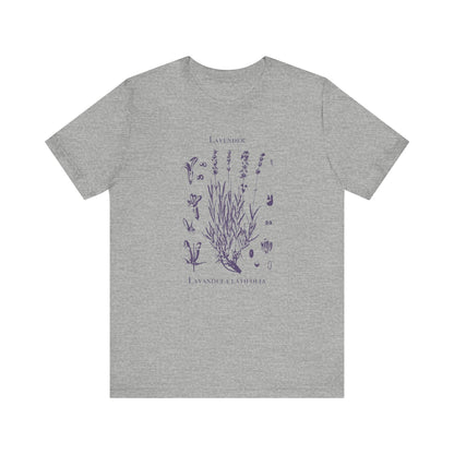 Retro Lavender Adult Shirt, Wildflowers Nature Shirt - Popbydesign
