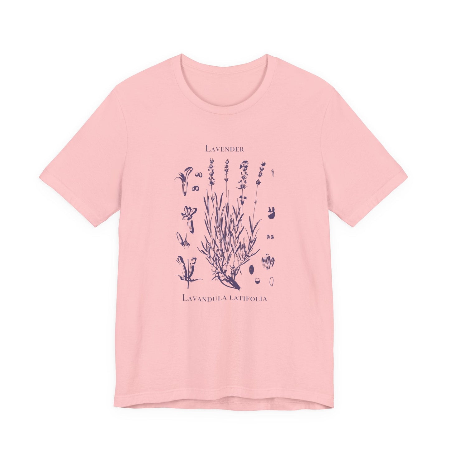 Retro Lavender Adult Shirt, Wildflowers Nature Shirt - Popbydesign